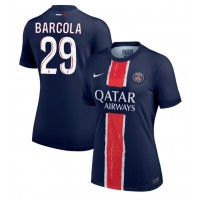 Billiga Paris Saint-Germain Bradley Barcola #29 Hemma fotbollskläder Dam 2024-25 Kortärmad